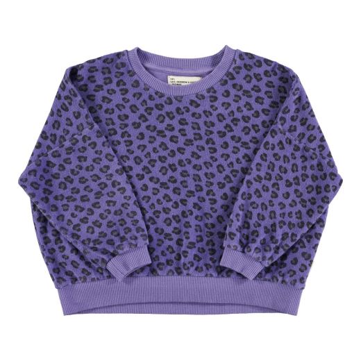 SWEAT LÉOPARD | MAUVE