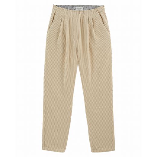 PANTALON VELOURS JOGGER | BRIOCHE