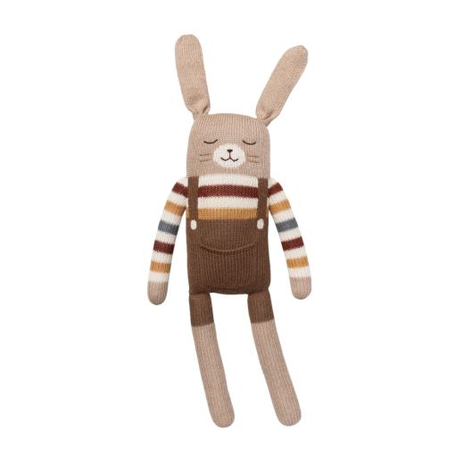 GRAND DOUDOU LAPIN | PULL ARC EN CIEL