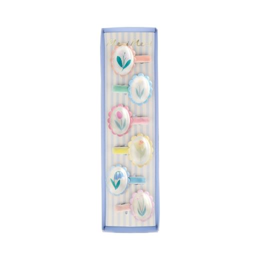 BARRETTE FLEURS PRINTANIERES | 6 PINCES