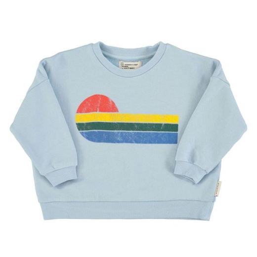 SWEAT MULTICOLOR BLEU