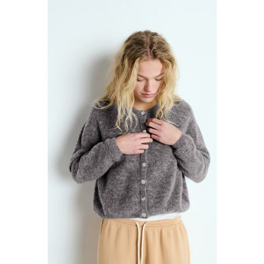 CARDIGAN VITOW | ACIER CHINÉ
