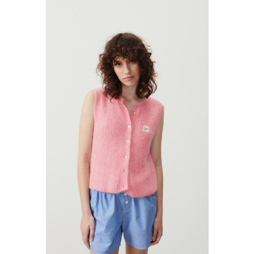 GILET EAST COL ROND | ORCHIDÉE