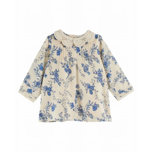 ROBE COL CROCHET | ORCHID BLEU