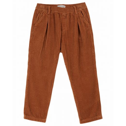 PANTALON VELOURS | PECAN