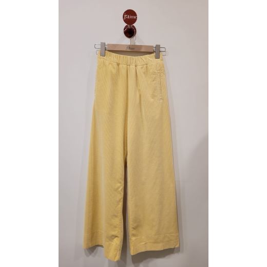 PANTALON LARGE JIMMY VELOURS | POLLEN