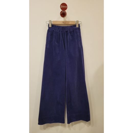 PANTALON LARGE JIMMY VELOURS | DUSK