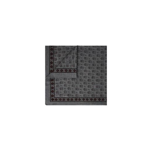 FOULARD LAINE | GRIS FONCE