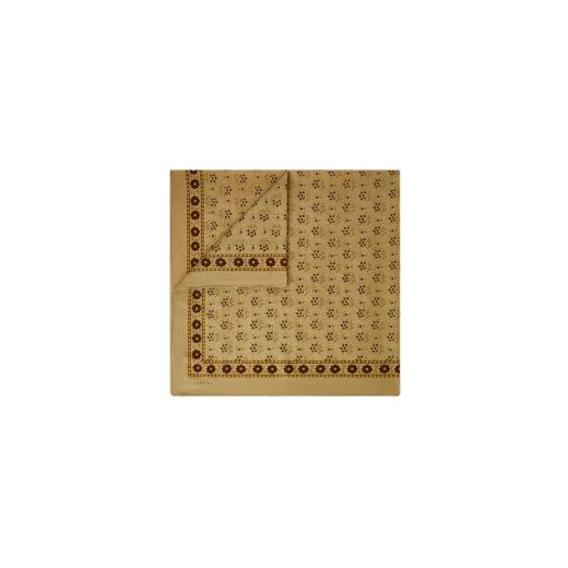 FOULARD BEIGE & MARRON