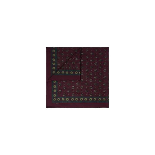 FOULARD AUBERGINE & VERT