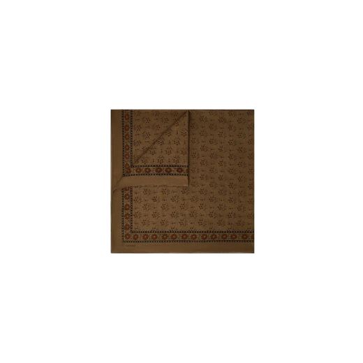 FOULARD GRIS & MARRON