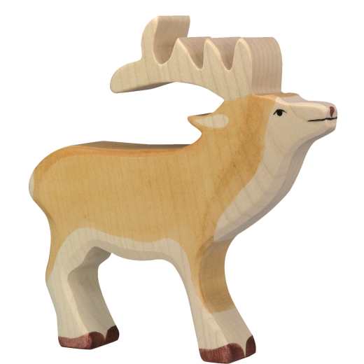 ANIMAUX EN BOIS CERF