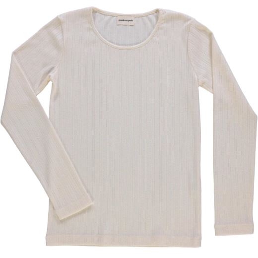 T-SHIRT EGLANTINE POINTELLE | ECRU
