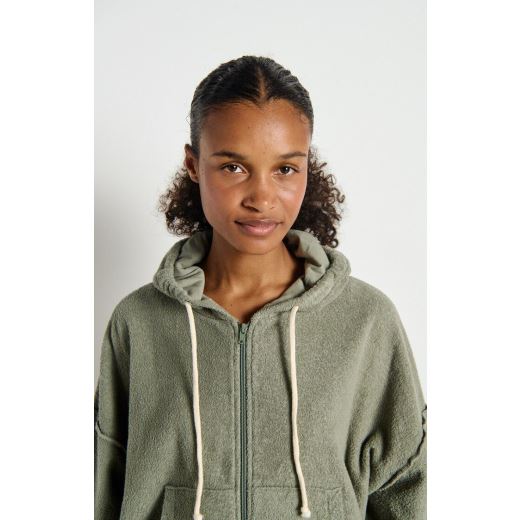 SWEAT BOBYPARK ML CAPUCHE | ARGILE