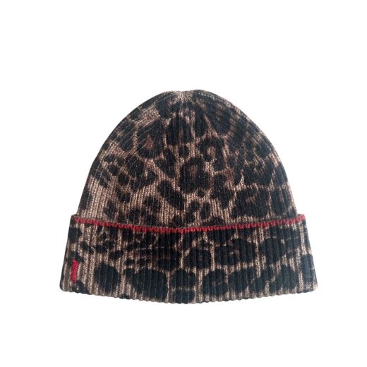 BONNET CACHEMIRE |  WILD LEOPARD