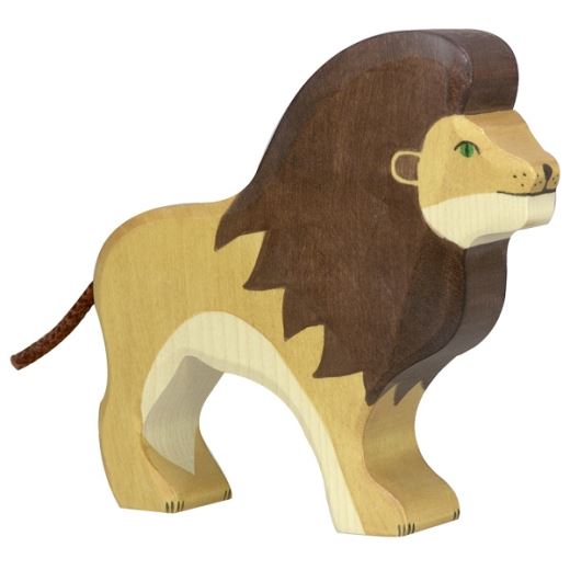 ANIMAUX EN BOIS LION