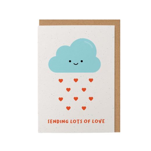 CARTE PLUIE D'AMOUR