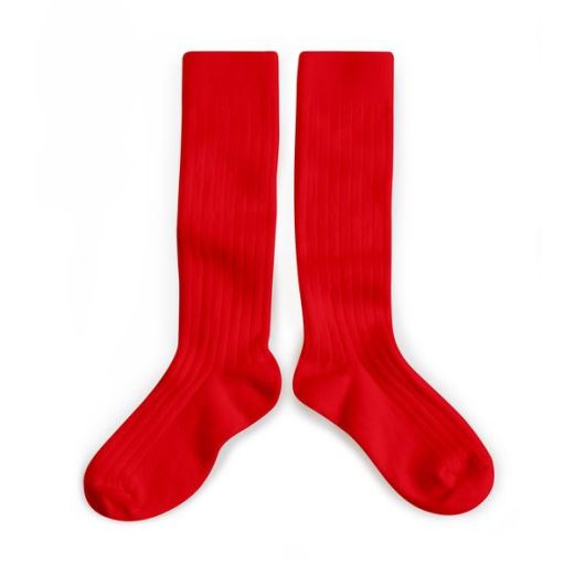 CHAUSSETTES HAUTES | COQUELICOT