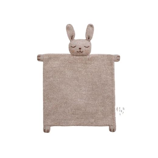 DOUDOU PLAT TRICOTÉ | LAPIN AVOINE
