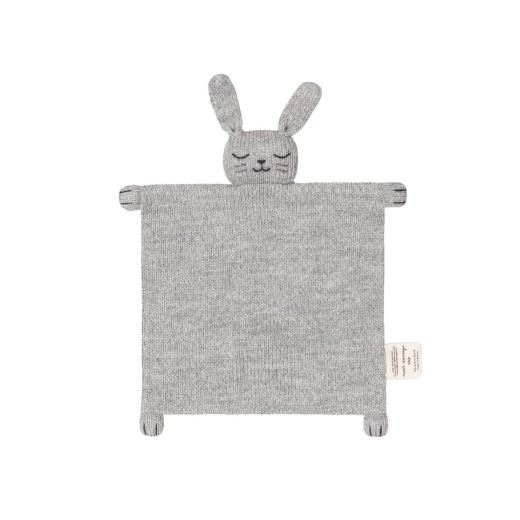 DOUDOU PLAT TRICOTÉ | LAPIN GRIS