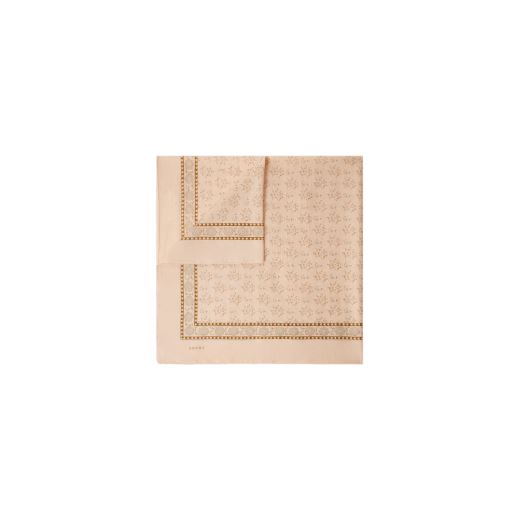 FOULARD ROSE BLUSH & BEIGE