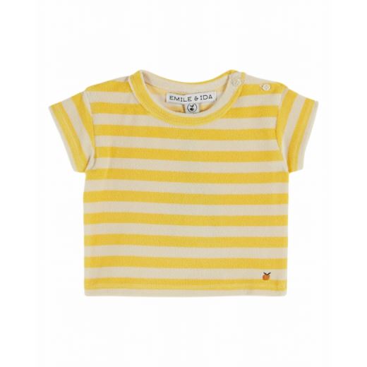 TEE SHIRT ÉPONGE | RAYURE MIMOSA