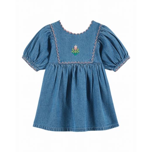 ROBE BRODÉE | DENIM