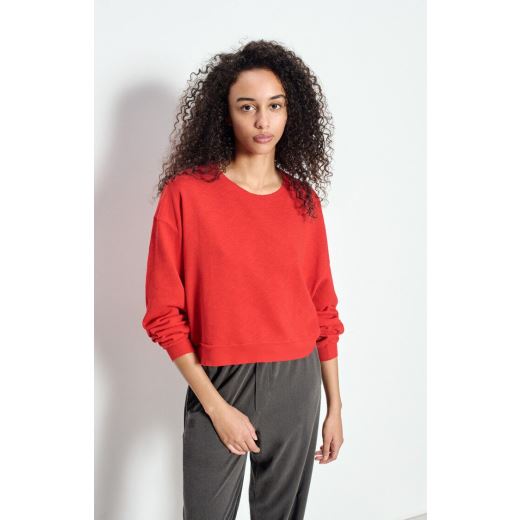 TEE SHIRT SONOMA ML COL ROND | TOMATE VINTAGE