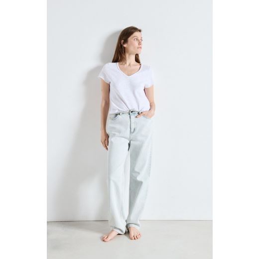 TEE SONOMA MC COL V | BLANC