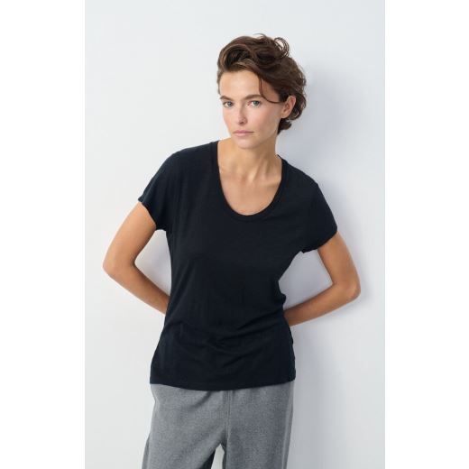 TEE SHIRT JACKSONVILLE MC COL U | NOIR