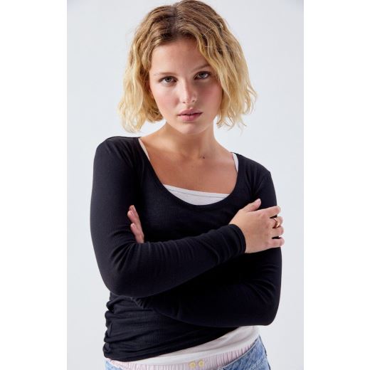 TEE SHIRT MASSACHUSETTS | NOIR