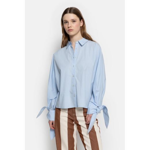 CHEMISE NUGGET | BLUE POPLINE