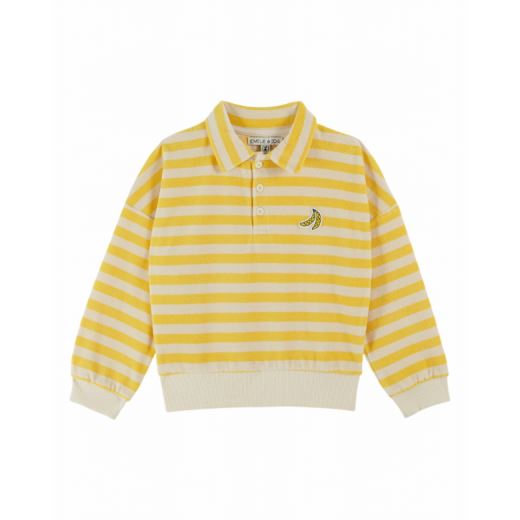 SWEAT ÉPONGE | RAYURE MIMOSA