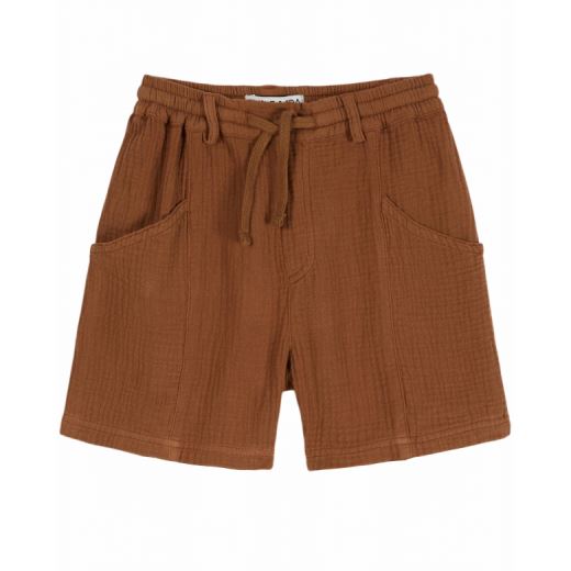 SHORT GAZE DE COTON | BROWNIE