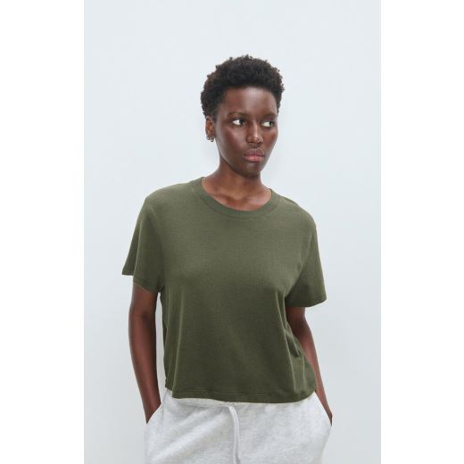 TEE SHIRT YPAWOOD MC COL ROND | BOSQUET