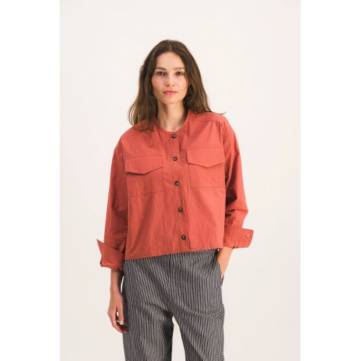 CHEMISE IRENE | BRIQUE