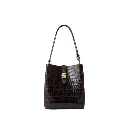 SAC BELLO | MARRON CROCO
