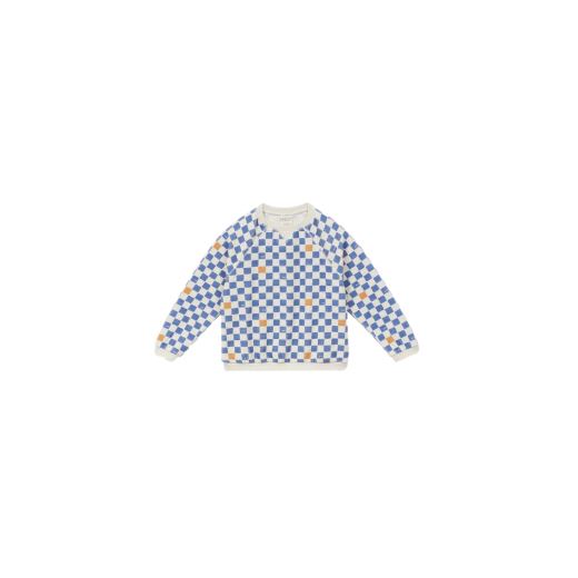 SWEAT ÉPONGE DAMIER