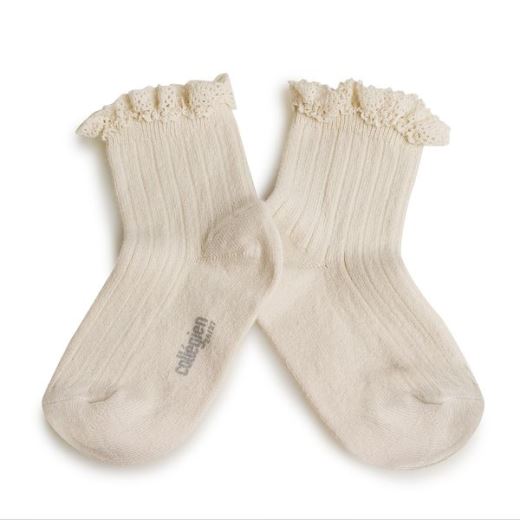 CHAUSSETTES LILI | COURTES & DENTELLE | DOUX AGNEAU
