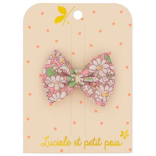 BARRETTE NOEUD RUBAN | LIBERTY ALICE PÊCHE