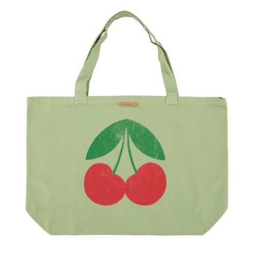 SAC OLIVE AVEC CERISE