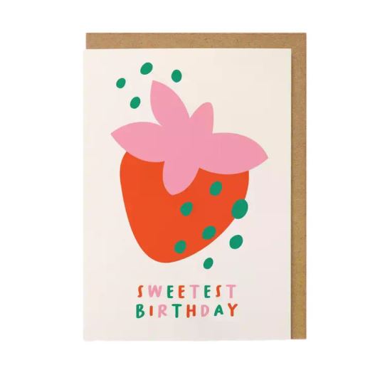 CARTE BIRTHDAY FRAISE