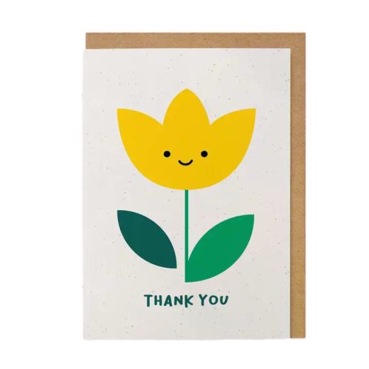 CARTE FLEUR THANK YOU