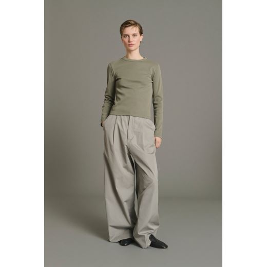 TEE SHIRT FLAVIE | VERT DE GRIS