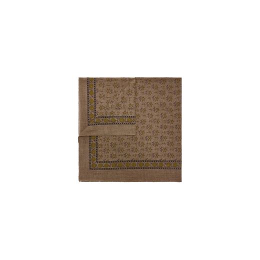 FOULARD LAINE | TAUPE & KAKI