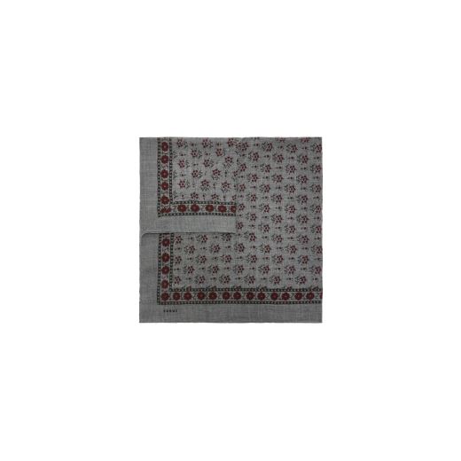 FOULARD LAINE | GRIS & KAKI