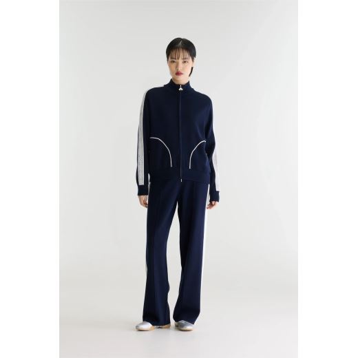 CARDIGAN DOUSY ZIPPÉ | MARINE