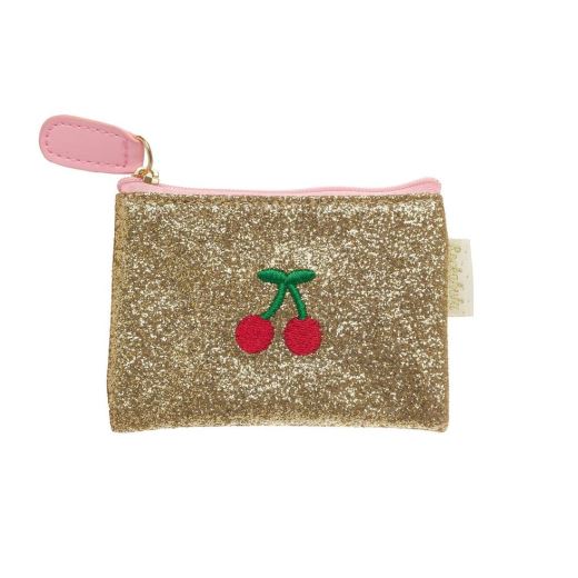 PORTE MONNAIE PAILLETTES | CERISE