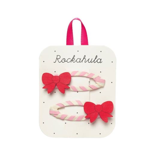 BARRETTE NOEUD ROUGE