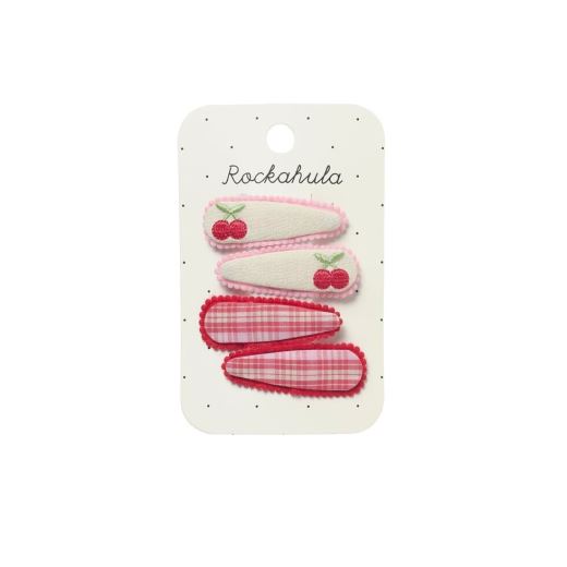 BARRETTE PAR 4 | CARREAUX ET CERISE
